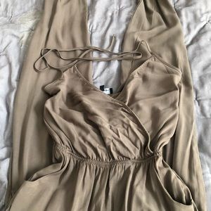 LuLus Green Pant Romper